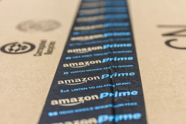 Indianapolis - Yaklaşık Eylül 2016: Amazon Prime Parsel Paketi. Amazon.com önde gelen bir online perakendeci Iv olduğunu — Stok fotoğraf