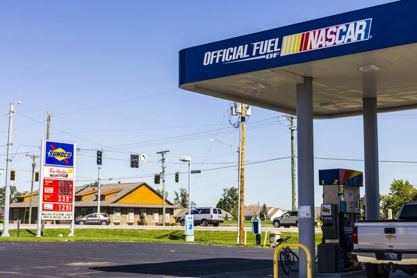 Ft. Wayne - Circa setembro 2016: Sunoco Retail Gasoline Location. Sunoco é uma subsidiária da Energy Transfer Partners III — Fotografia de Stock