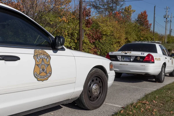 Indianapolis Circa Novembro 2020 Indianapolis Metropolitan Police Department Cars Impd — Fotografia de Stock