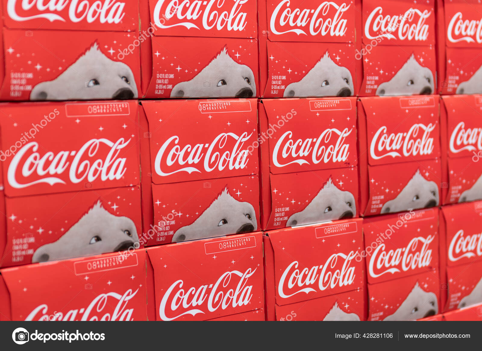 Indianapolis Circa November 2020 Coca Cola Coca Cola Christmas Polar