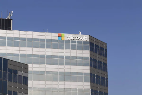 Blue Ash Приблизно Листопад 2020 Microsoft Sales Office Microsoft Планує — стокове фото