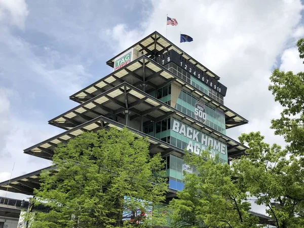 Indianapolis Circa Maio 2019 Pagode Indianapolis Motor Speedway Ims Prepara — Fotografia de Stock