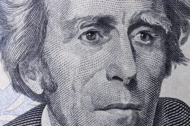 Başkan Andrew Jackson, 20 dolarlık banknotun tam tersi. Köleliği kaldıran Harriet Tubman 'ın portresini değiştirme çabaları sürüyor..