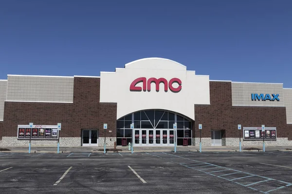 Indianapolis Circa March 2021 Amc Movie Theater Location Amc Theaters — Stock Photo, Image
