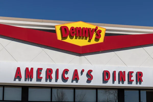 Las Vegas - Circa December 2016: Exterior Of A Denny's Coffee Shop