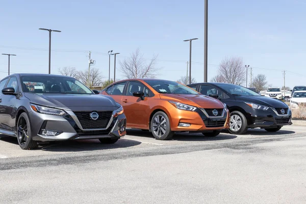 Noblesville Circa Marzo 2021 Nissan Car Suv Dealership Nissan Parte — Foto Stock