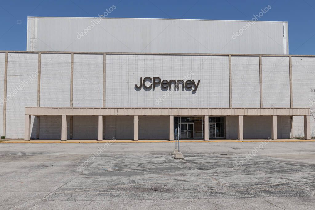 Michigan City - Circa April 2021: Shuttered JCPenney location. After filing bankruptcy, JCPenney is being operated by Simon and Brookfield.