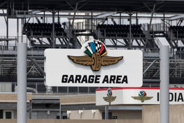 Indianapolis - Nisan 2021: Indianapolis Motor Yarış Pisti. IMS, Sosyal Mesafe Çağı 'nda Indy 500 ve Brickyard 400 için hazırlanıyor..