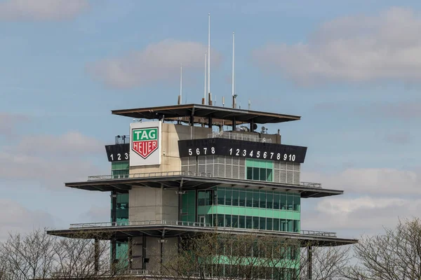 Indianapolis Circa Aprile 2021 Indianapolis Motor Speedway Pagoda Ims Sta — Foto Stock