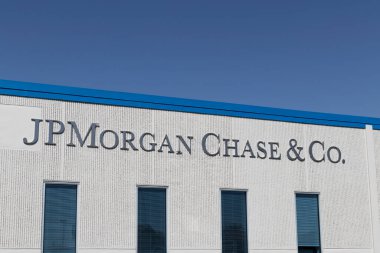 Indianapolis - Nisan 2021: JPMorgan Takip Operasyon Merkezi. JPMorgan Chase ve Ortakları Amerika 'nın en büyük bankası..
