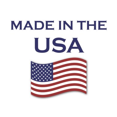 Amerikan bayrağı sallayarak ABD 'de üretildi. Amerika 'da üretilen ürünler Amerikalılar için gurur kaynağıdır..