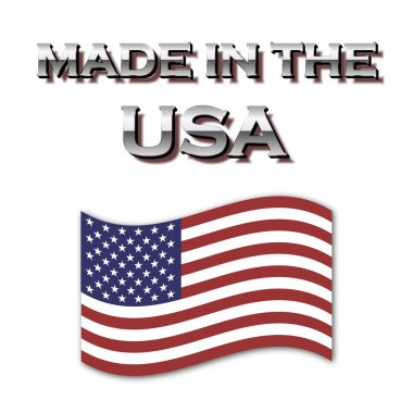 Amerikan bayrağı sallayarak ABD 'de üretildi. Amerika 'da üretilen ürünler Amerikalılar için gurur kaynağıdır..