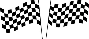 Damalı bayrak çift vektörü. Bir şampiyona taç takmak için dama bayrağı sallamak ya da şeffaf bir arkaplanda yarışın galibi olmak. EPS10, jpg kullanılabilir ve SVG olarak kaydedilebilir.