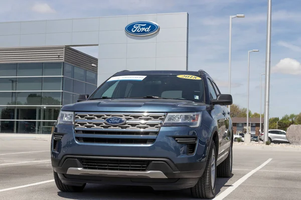 Kokomo Etwa Mai 2021 Gebrauchter Ford Explorer Mit Aktuellen Versorgungsproblemen — Stockfoto