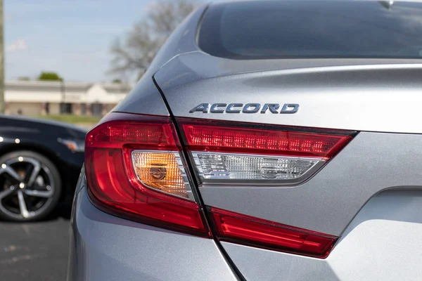 2021 디스플레이 Honda Accord 미국에서 팔리는 자동차중 — 스톡 사진