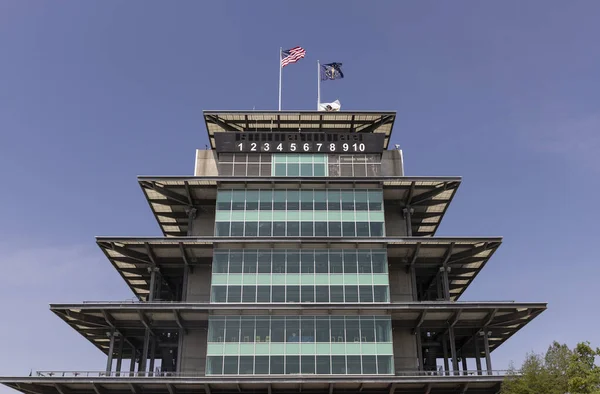 Indianapolis Circa Maggio 2021 Ims Pagoda Presso Indianapolis Motor Speedway — Foto Stock