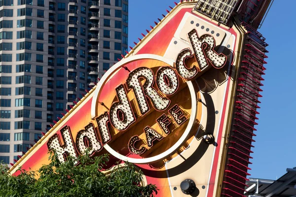 Chicago Circa Maio 2021 Hard Rock Cafe Downtown Hard Rock — Fotografia de Stock