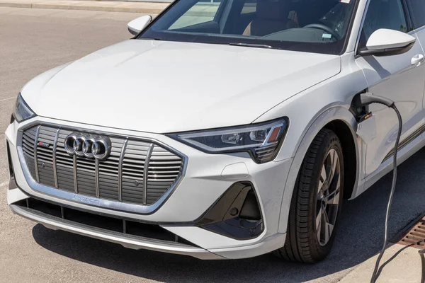 Indianapolis Circa May 2021 Audi Tron Quattro Electric Luxury Compact Stock Image