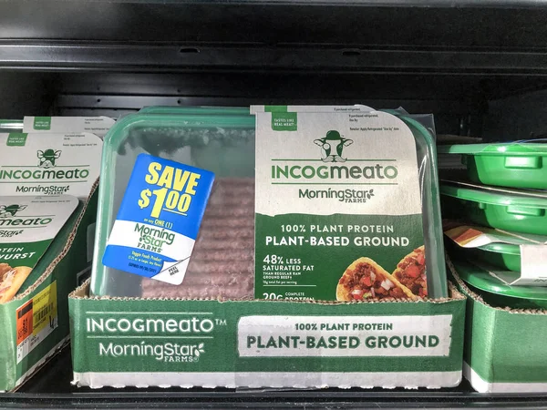 Indianapolis Circa Juni 2021 Kellogg Incogmeato Plant Based Ground Vleesvervanger — Stockfoto