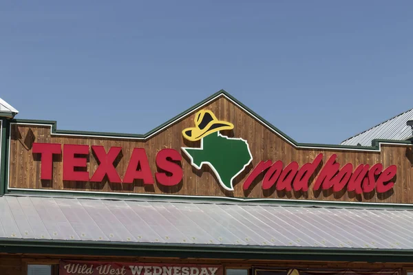 Varsavia Circa Giugno 2021 Texas Roadhouse Restaurant Texas Roadhouse Una — Foto Stock