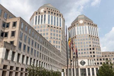 Cincinnati - Temmuz 2021: Procter & Gamble Kurumsal Merkezi. P & G, Tide, Pampers ve Gillette gibi popüler tüketici markaları üretiyor.