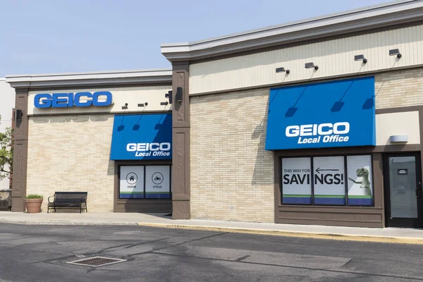 Cincinnati Circa Julio 2021 Geico Insurance Office Geico Una Subsidiaria —  Fotos de Stock