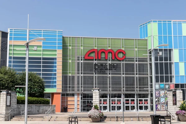 Plainfield Circa Luglio 2021 Amc Movie Theater Location Amc Sta — Foto Stock