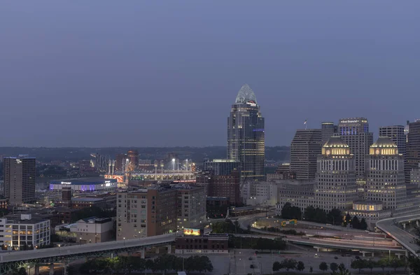Cincinnati Circa Juli 2021 Cincinnati Centrum Skyline Inclusief Great American — Stockfoto