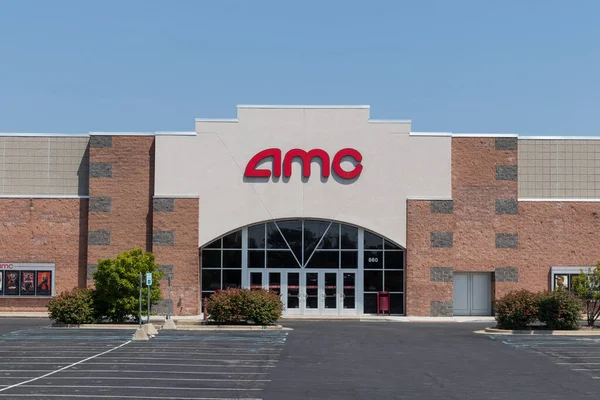 Muncie Circa Agosto 2021 Amc Movie Theater Amc Está Ajustando — Foto de Stock