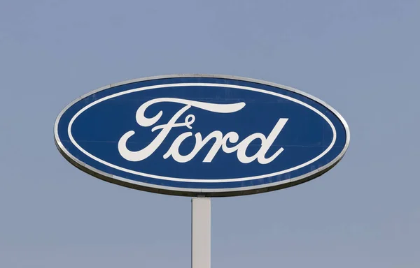 Harrison Vers Août 2021 Logo Ford Motor Company Ford Fabrique — Photo