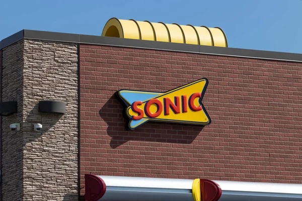 Kokomo Circa Augustus 2021 Sonische Drive Fast Food Locatie Sonic — Stockfoto