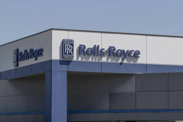Indianapolis Około Września 2021 Rolls Royce Banded Stator Facility Więcej — Zdjęcie stockowe