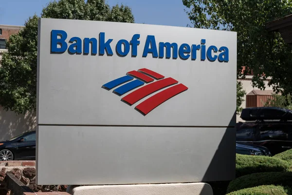 Prescott Circa Septiembre 2021 Bank America Bank Loan Branch Bank — Foto de Stock