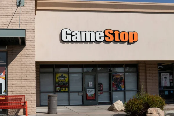 Prescott Circa Septiembre 2021 Gamestop Stripmall Location Gamestop Minorista Videojuegos — Foto de Stock