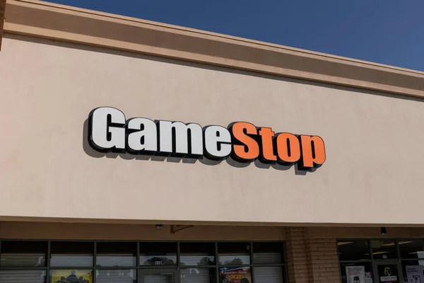 Prescott Circa Septiembre 2021 Gamestop Stripmall Location Gamestop Minorista Videojuegos —  Fotos de Stock