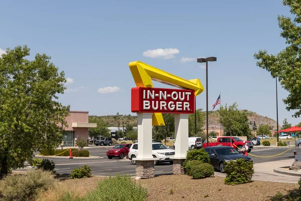 Prescott Circa Septiembre 2021 Out Burger Fast Food Location Out — Foto de Stock