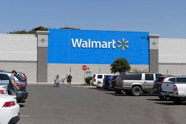 Prescott Circa Setembro 2021 Walmart Retail Location Walmart Apresentou Seus — Fotografia de Stock