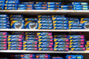 Cincinnati - Eylül 2021: Oreo kurabiye sergisi. Deneme sürelerinde, Oreo kurabiyeleri en iyi atıştırmalık olabilir..