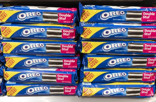 Cincinnati Circa September 2021 Oreo Cookie Display Tijdens Moeilijke Tijden — Stockfoto