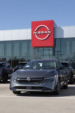 Lafayette - March 9, 2026: Nissan Sentra SL Compact Sedan display at a dealership. Nissan offers the Sentra with a 149HP 2.0L 4-Cylinder engine. MY:2026
