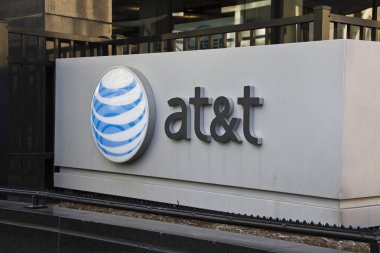 Indianapolis - Ekim 2015 yaklaşık: At&T Indianapolis Karargahı. Bir Amerikan telekomünikasyon şirketi II at&T A.ş.