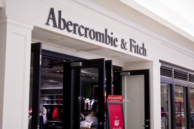 Indianapolis - Ekim 2015: Abercrombie ve Fitch giyim mağazası Indianapolis ben