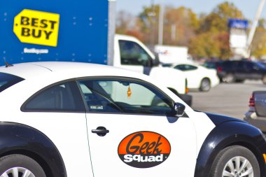 Indianapolis - Kasım 2015 yaklaşık: Best Buy Geek Squad car - Th