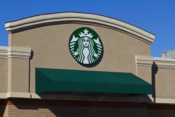 Indianapolis - Circa November 2015: Starbucks Retail koffie Stor — Stockfoto