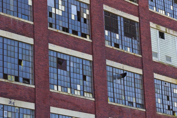 Urban Factory Blight - verlassene Fabrik - getragen, gebrochen und vergessen ich — Stockfoto