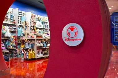 Indianapolis - Circa February 2016: Disney Store Retail Mall Location. Disney Store is the Official Site for Disney Shopping I clipart