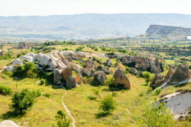 renkli kaya oluşumları Kapadokya, Türkiye