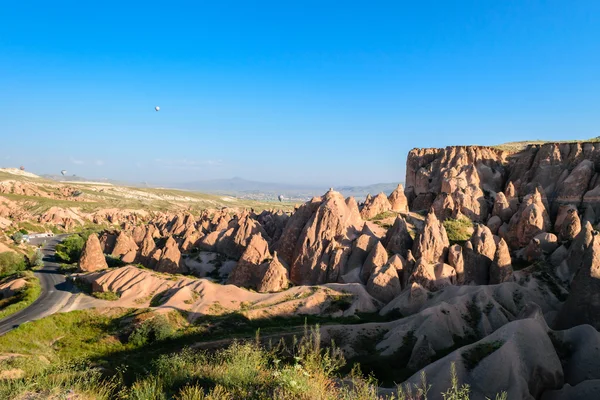 Luchtballon boven cappadocië, kalkoen — Stockfoto