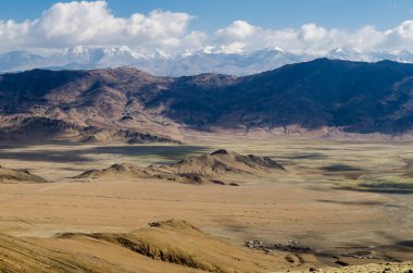 Himalaya Dağları nın görünümü. Tibet