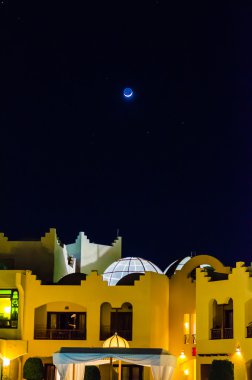 Mısır'daki otel gece